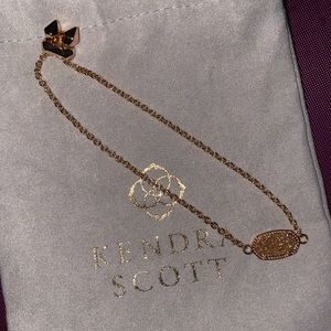 Kendra Scott Rose Gold Druzy Bracelet